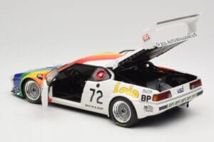 BMW M1 #72 BMW France Zol Auto B. Rousselot / J. Servanin 24 Hours of Le Mans 1981 Minichamps 1:18 180812972 Metall – Bild 5 von 8
