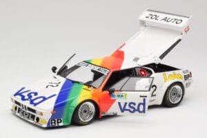 BMW M1 #72 BMW France Zol Auto B. Rousselot / J. Servanin 24 Hours of Le Mans 1981 Minichamps 1:18 180812972 Metall – Bild 8 von 8