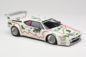 BMW M1 Procar #201 BMW Motorsport H. Stuck / N. Piquet 1000km Nürburgring 1980 Minichamps 1:18 180802901 Metall – Bild 6 von 8