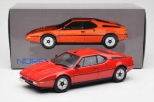 BMW M1 Rot Norev 1:18 183220 Metall – Bild 8 von 8
