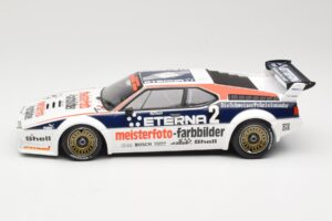 BMW M1 Schnitzer #2 H-J. Stuck Winner Deutsche Automobil Rennsport Trophy Zolder 1982 Minichamps 1:18 155822902 Metall – Bild 3 von 6