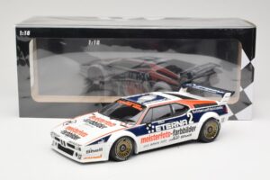 BMW M1 Schnitzer #2 H-J. Stuck Winner Deutsche Automobil Rennsport Trophy Zolder 1982 Minichamps 1:18 155822902 Metall – Bild 6 von 6