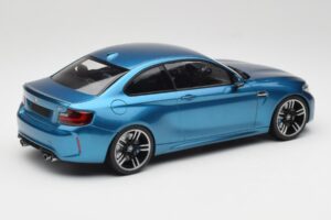 BMW M2 F87 Blue Metallic Minichamps 1:18 155026101 Metall – Bild 2 von 6