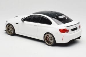 BMW M2 F87 CS Alpine White Goldene Felgen Minichamps 1:18 155021020 Metall – Bild 5 von 6