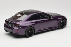 BMW M2 G87 Twilight Purple GT Spirit 1:18 GT946 Resin – Bild 2 von 6