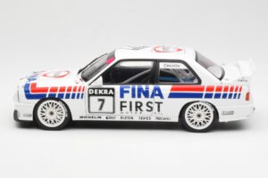 BMW M3 E30 #7 Fina J. Cecotto DTM 1992 AUTOart 1:18 89246 Metall – Bild 3 von 7