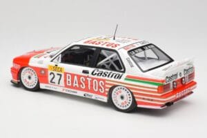 BMW M3 E30 #27 Bigazzi Team S. Soper / A. Hahne 4th Place 24 Hours of Spa 1990 Minichamps 1:18 155902027 Metall – Bild 5 von 6