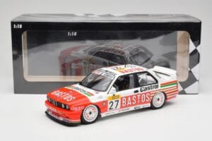 BMW M3 E30 #27 Bigazzi Team S. Soper / A. Hahne 4th Place 24 Hours of Spa 1990 Minichamps 1:18 155902027 Metall – Bild 6 von 6