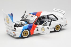BMW M3 E30 #2 Warsteiner E. van de Poele DTM Champion 1987 Minichamps 1:18 80430396026-O Metall – Bild 2 von 8