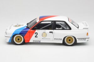 BMW M3 E30 #2 Warsteiner E. van de Poele DTM Champion 1987 Minichamps 1:18 80430396026-O Metall – Bild 4 von 8