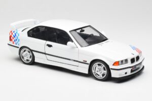 BMW M3 E36 Lightweight Weiss Solido 1:18 S1803903 Metall – Bild 6 von 8