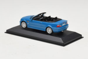 BMW M3 E46 Cabriolet Blau Minichamps 1:43 BMW015 Metall – Bild 3 von 4