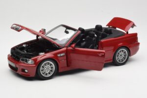 BMW M3 E46 Cabriolet Rot Kyosho 1:18 08505R Metall – Bild 2 von 8