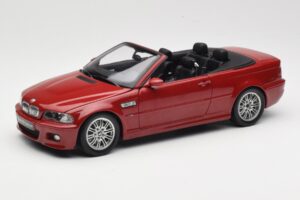 BMW M3 E46 Cabriolet Rot Kyosho 1:18 08505R Metall