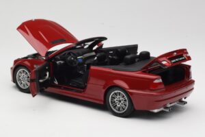 BMW M3 E46 Cabriolet Rot Kyosho 1:18 08505R Metall – Bild 5 von 8