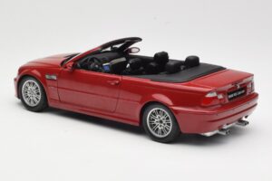 BMW M3 E46 Cabriolet Rot Kyosho 1:18 08505R Metall – Bild 7 von 8