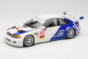 BMW M3 E46 GTR #42 J. Muller / J.J. Lehto ALMS 2001 Minichamps 1:18 80430139183 Metall