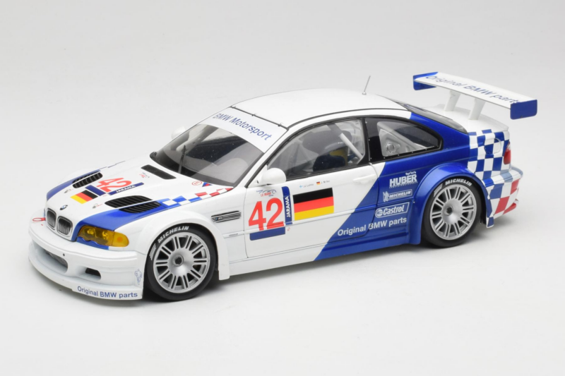 BMW M3 E46 GTR #42 J. Muller / J-J. Lehto ALMS 2001 Minichamps 1:18 80430139183-R1 Metall