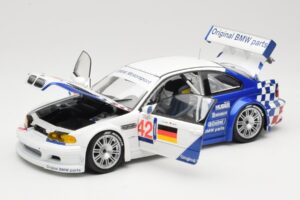 BMW M3 E46 GTR #42 J. Lehto / J. Muller ELMS 2001 Minichamps 1:18 100012192 Metall – Bild 2 von 8