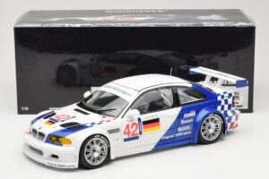 BMW M3 E46 GTR #42 J. Lehto / J. Muller ELMS 2001 Minichamps 1:18 100012192 Metall – Bild 8 von 8