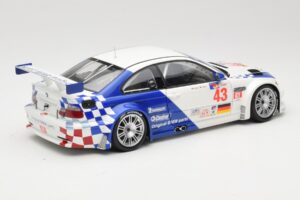 BMW M3 E46 GTR #43 D. Muller ALMS 2001 Minichamps 1:18 100012143 Metall – Bild 3 von 8