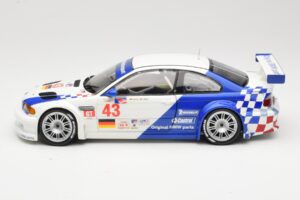 BMW M3 E46 GTR #43 D. Muller ALMS 2001 Minichamps 1:18 100012143 Metall – Bild 4 von 8