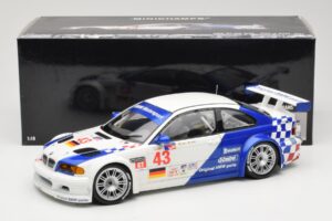 BMW M3 E46 GTR #43 D. Muller ALMS 2001 Minichamps 1:18 100012143 Metall – Bild 8 von 8