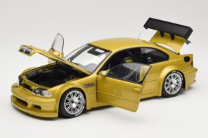 BMW M3 E46 GTR Street Phoenix Yellow Minichamps 1:18 80430309444 Metall – Bild 2 von 8