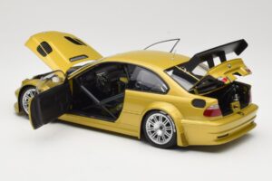BMW M3 E46 GTR Street Phoenix Yellow Minichamps 1:18 80430309444 Metall – Bild 5 von 8