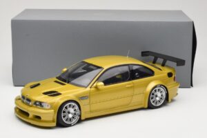 BMW M3 E46 GTR Street Phoenix Yellow Minichamps 1:18 80430309444 Metall – Bild 8 von 8