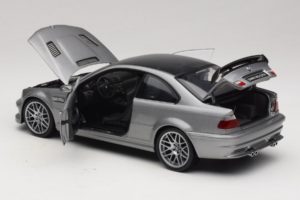 BMW M3 E46 GTR Street Silbergrau Kyosho 1:18 08507S Metall – Bild 5 von 8