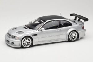 BMW M3 E46 GTR Street Silber With Carbon Roof Minichamps 1:18 100012102 Metall