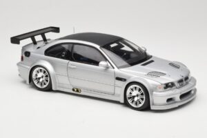 BMW M3 E46 GTR Street Silber With Carbon Roof Minichamps 1:18 100012102 Metall – Bild 6 von 8