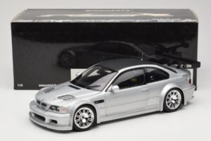 BMW M3 E46 GTR Street Silber With Carbon Roof Minichamps 1:18 100012102 Metall – Bild 8 von 8
