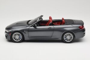 BMW M4 F83 Cabriolet Mineral Grey Paragon 1:18 80432339610 Metall – Bild 4 von 8