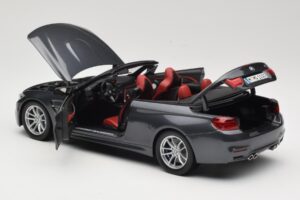 BMW M4 F83 Cabriolet Mineral Grey Paragon 1:18 80432339610 Metall – Bild 5 von 8