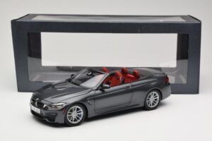 BMW M4 F83 Cabriolet Mineral Grey Paragon 1:18 80432339610 Metall – Bild 8 von 8