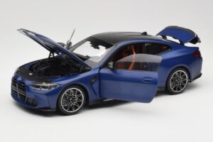 BMW M4 G82 Blau Metallic Minichamps 1:18 113020123 Metall – Bild 2 von 8