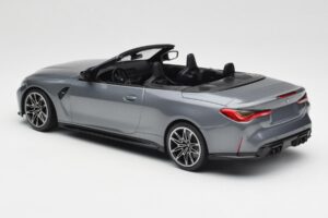 BMW M4 G82 Cabriolet Grey Metallic Minichamps 1:18 155021034 Metall – Bild 5 von 6