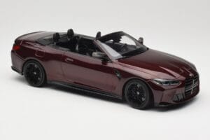 BMW M4 G83 Cabrio Rot Metallic Minichamps 1:18 155021032 Metall – Bild 4 von 6