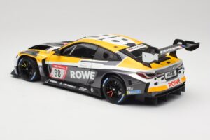 BMW M4 GT3 #98 M. Wittmann / S. van der Linde Rowe Racing ADAC 24h Nurburgring 2023 Minichamps 1:18 113232098 Metall – Bild 7 von 8