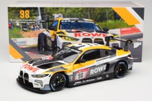 BMW M4 GT3 #98 M. Wittmann / S. van der Linde Rowe Racing ADAC 24h Nurburgring 2023 Minichamps 1:18 113232098 Metall – Bild 8 von 8