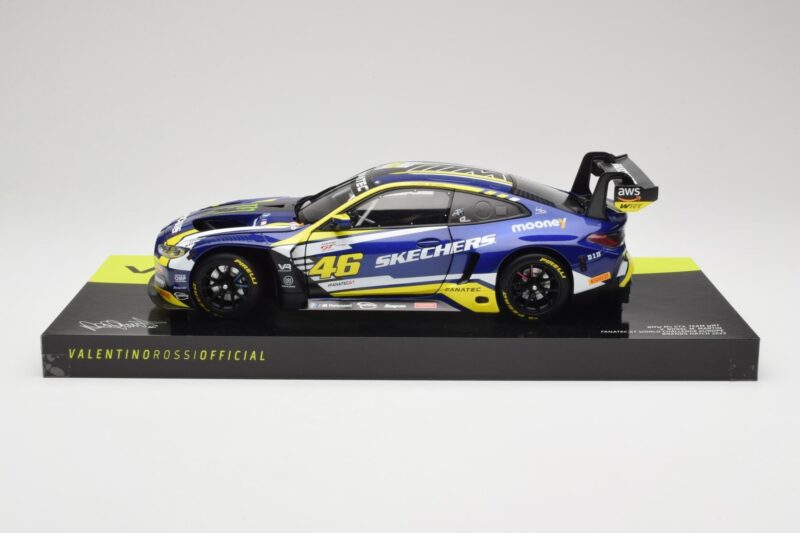 BMW M4 GT3 Team WRT #46 V. Rossi Fanatec GT World Challenge Europe Brands Hatch 2023 Minichamps 1:18 113232446 Metall