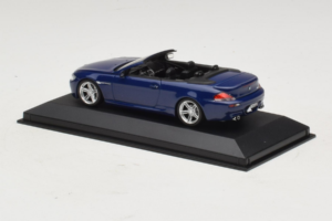 BMW M6 E64 Cabriolet Blue Metallic Minichamps 1:43 BMW017 Metall – Bild 3 von 4