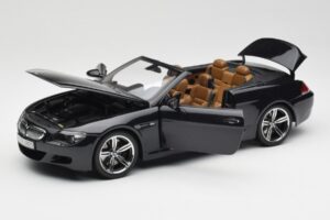 BMW M6 E64 Cabriolet Sapphire Black Kyosho 1:18 80430417424 Metall – Bild 2 von 9