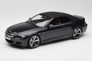 BMW M6 E64 Cabriolet Sapphire Black Kyosho 1:18 80430417424 Metall – Bild 3 von 9