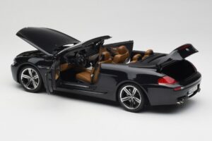 BMW M6 E64 Cabriolet Sapphire Black Kyosho 1:18 80430417424 Metall – Bild 6 von 9