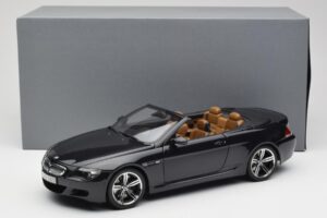 BMW M6 E64 Cabriolet Sapphire Black Kyosho 1:18 80430417424 Metall – Bild 9 von 9