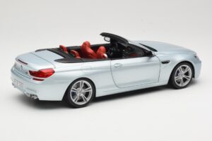 BMW M6 F12 Cabriolet Silverstone Silver Paragon 1:18 8043225656 Metall – Bild 3 von 8