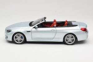 BMW M6 F12 Cabriolet Silverstone Silver Paragon 1:18 8043225656 Metall – Bild 4 von 8